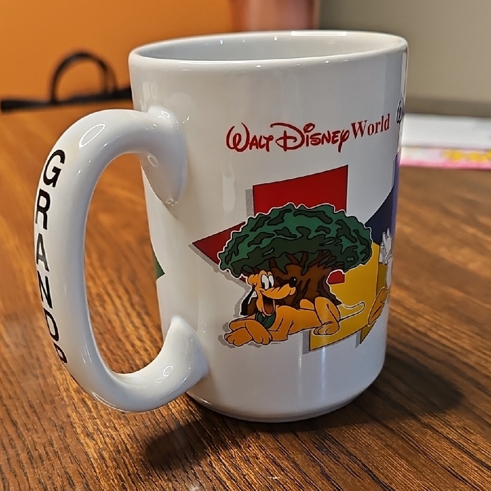 Disney White Mug with Playful Character Design